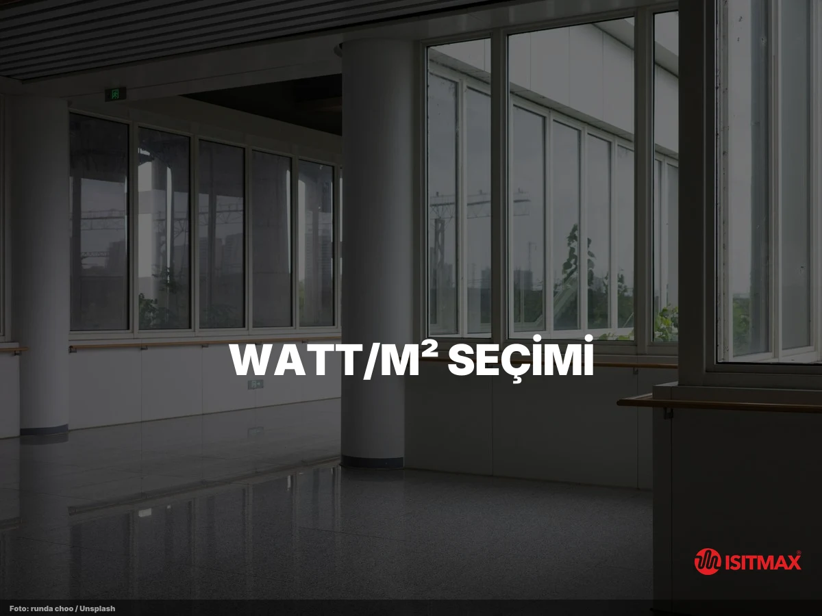 Kapalı Teras Isıtma Malzemeleri — Watt/m² Seçimi: Kapalı Teras Neden 200 W/m² İster?