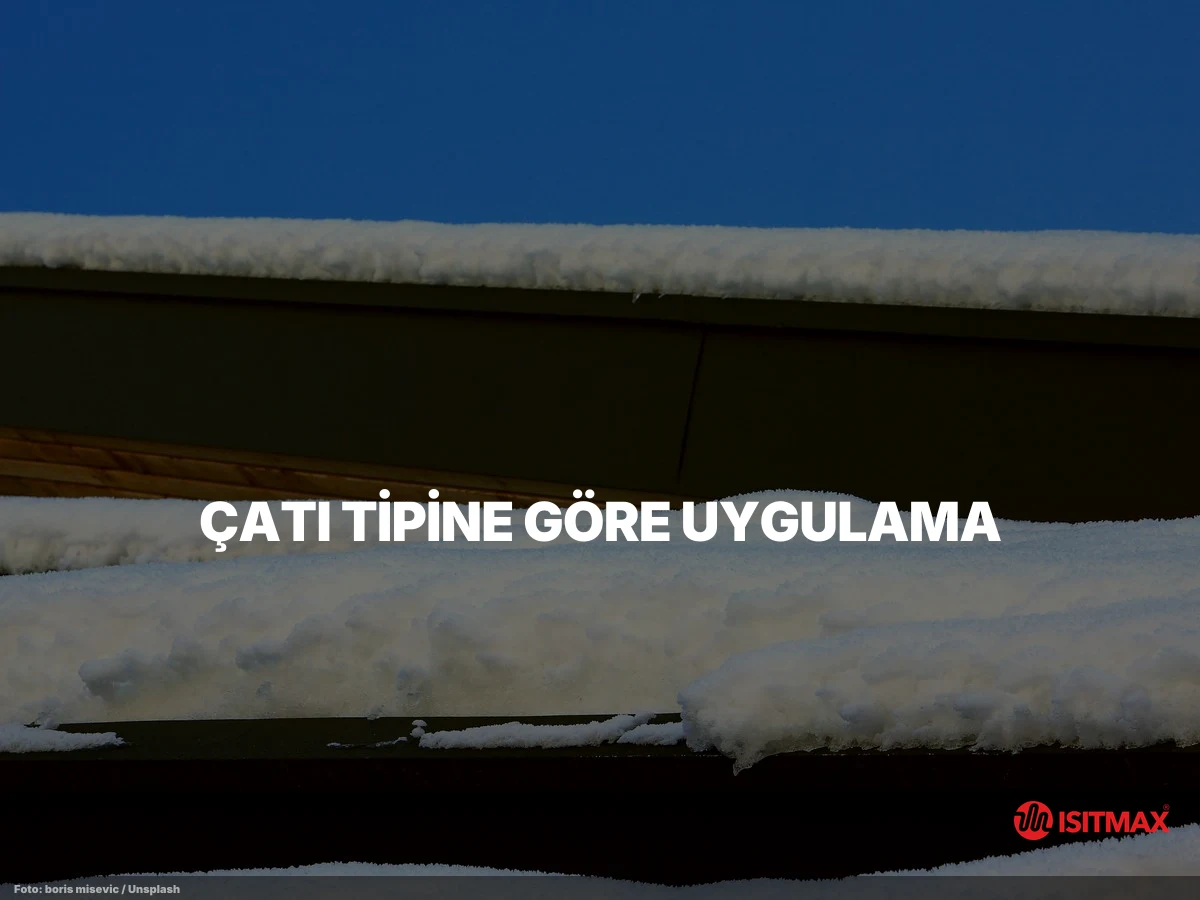 Çatı Ve Oluk Isıtma Sistemleri — Çatı Tipine Göre Uygulama