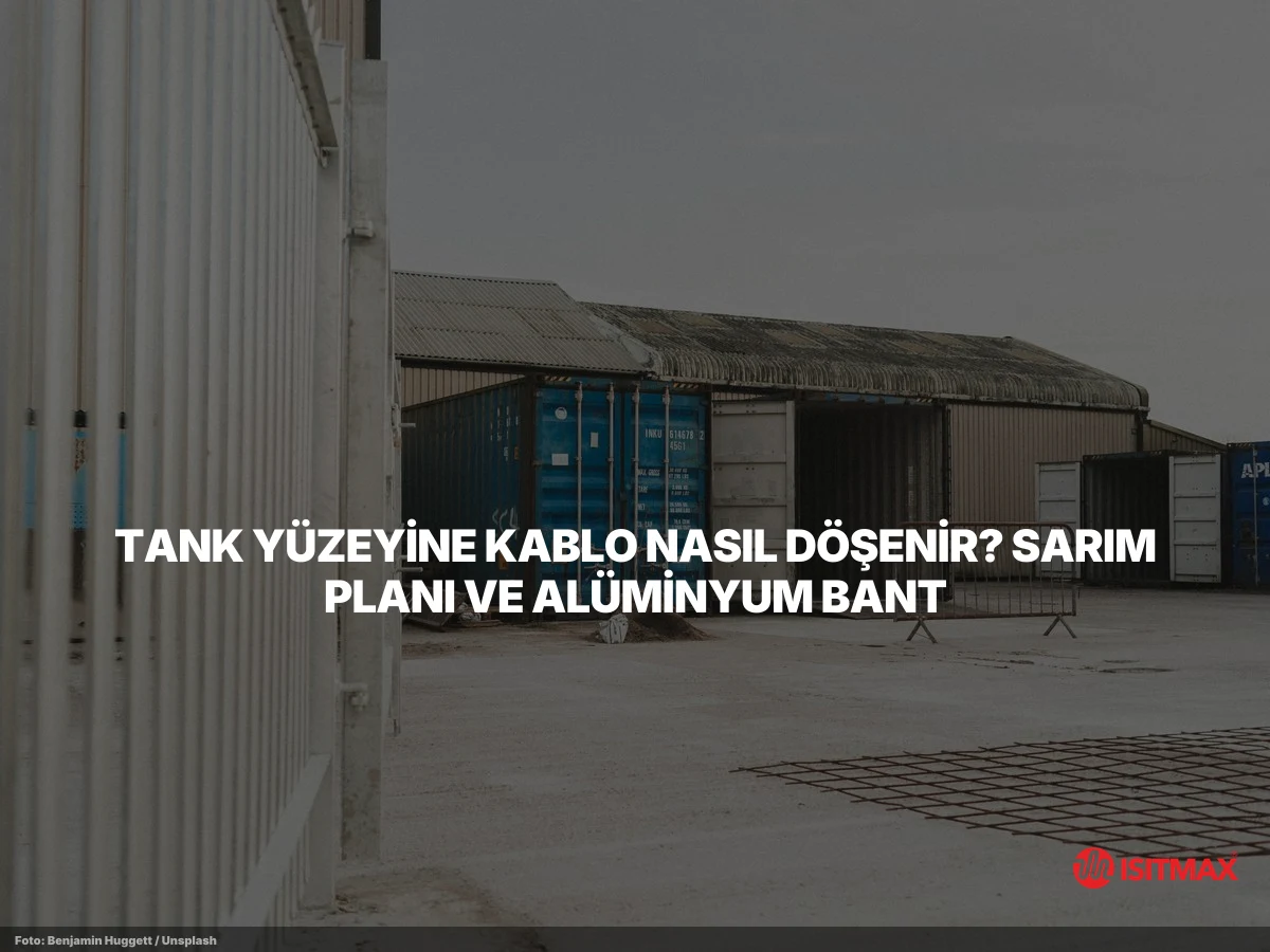 Tank Isıtma Sistemi: Heat Trace Rehberi 2026 | ISITMAX — Tank Yüzeyine Kablo Nasıl Döşenir? Sarım Planı ve Alüminyum Bant