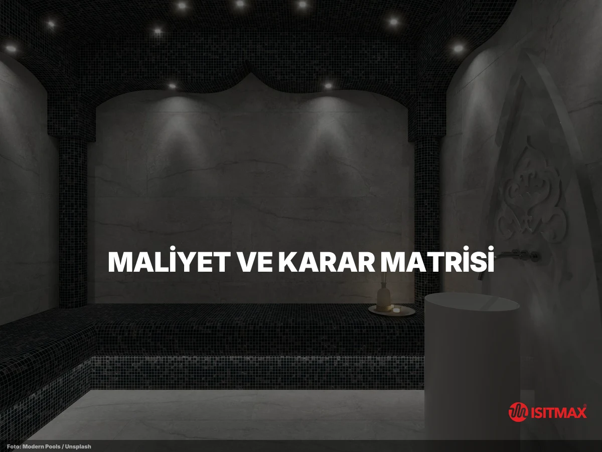 Hamam Mermeri Neye Göre Seçilmelidir? — Maliyet ve Karar Matrisi: Projeye Göre Doğru Seçim