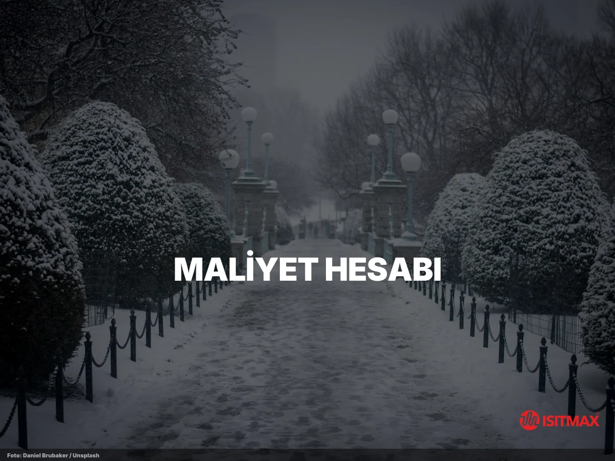 Yürüme Yolu Isıtma — Maliyet Hesabı: 40 m² Bina Girişi Örneği